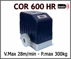 COR600 Rápido - Motor automatizacion corredizo Rapido actelsa