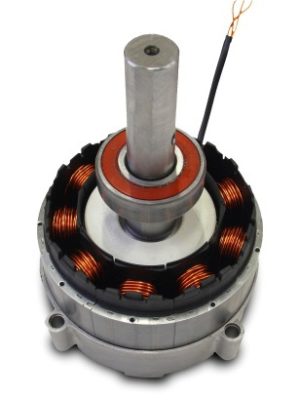 Motor digital brushless Roger Technology con sistema trifásico sinusoidal para portones.