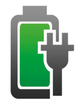 Icono de batería y autonomía para motores Roger Brushless durante cortes de luz.